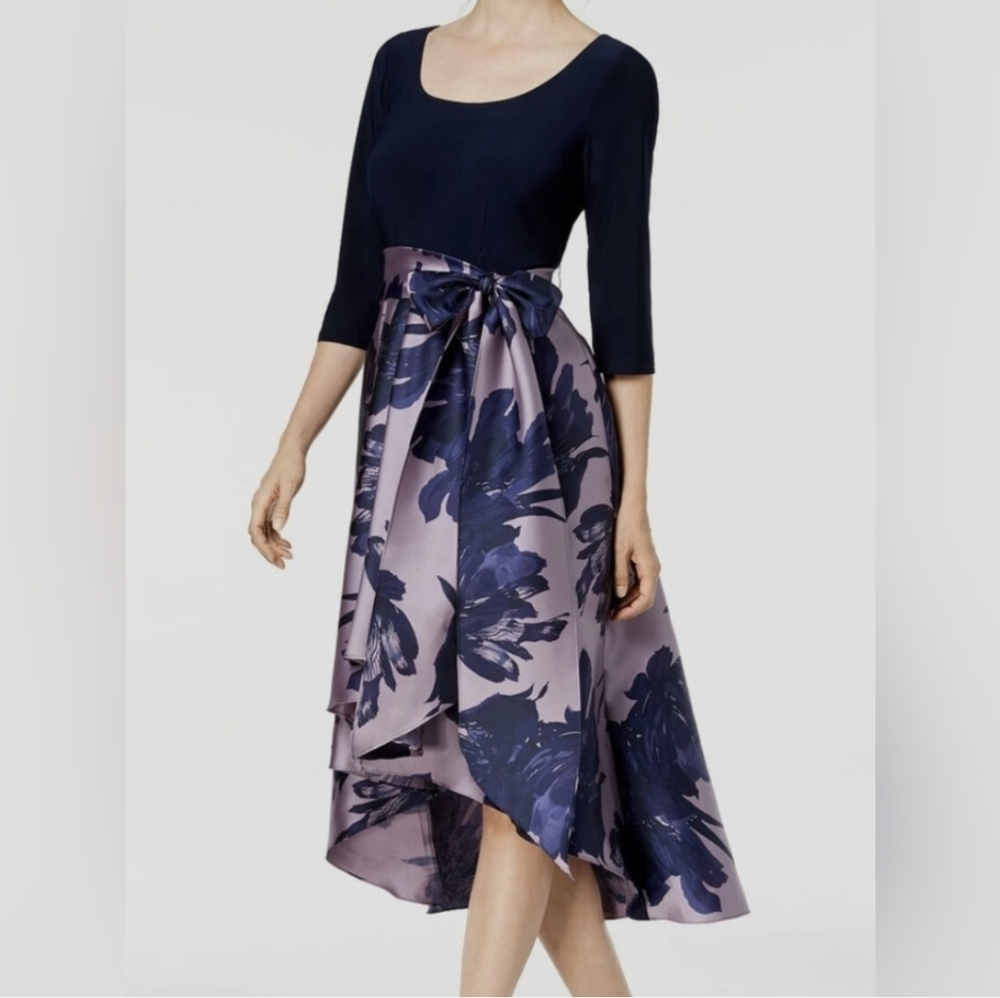 NWT R & M Richards High Low Dress Size 8
